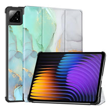 Load image into Gallery viewer, ProElite Cover for Xiaomi Mi Pad 7/7 Pro 11.2 inch Cover Case, Trifold Flip Case for Xiaomi Mi Pad 7/7 Pro 11.2 inch, Support Auto Sleep Wake, Marble Green
