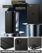 Load image into Gallery viewer, ProElite Case Cover for Apple iPad Pro 11 inch M4/M5 2024/2025 5th/6th Gen Cover, Smart Flip Case for Apple iPad Pro 11 inch M4/M5 2024/2025, Translucent Back, Grey