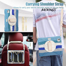 Load image into Gallery viewer, ProElite Cover for Apple iPad Pro 11 2024/2025 M4/M5 Case, Rugged 3 Layer Armor case Cover for iPad Pro 11 inch M4/M5 2024/2025 with Apple Pencil Holder, Shoulder Strap and Kickstand, Rainbow Blue