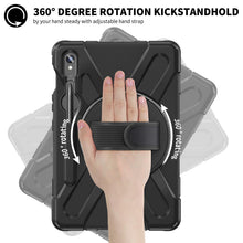 Load image into Gallery viewer, ProElite Cover for Samsung Galaxy Tab S10 Lite 10.9"/S9 Fe 10.9/S10 FE 10.9"/ S9/S8/S7 11" Cover Case, Rugged 3 Layer Armor case Cover and Rotating Kickstand, Black