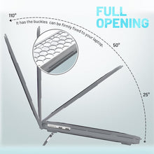 Load image into Gallery viewer, ProElite Case for MacBook Air 13.6 inch Case 2022 2023 2024 2025 Release M4/M3 A3113 M2 A2681 with Touch ID,Heavy Duty Honeycomb Hard Shell with Slim TPU Bumper and Fold Kickstand, Grey