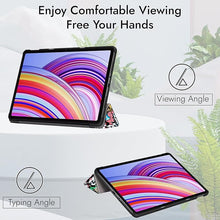 Load image into Gallery viewer, ProElite Case Cover for Xiaomi Redmi Pad 2 11 inch Cover, Transparent Flip Case for Xiaomi Redmi Pad 2 11 inch Case Cover with Pen Holder, Hippy