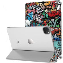 Load image into Gallery viewer, ProElite Smart Flip Case Cover for Apple iPad Air 5th/4th Generation 10.9 inch, Translucent Back, Hippy