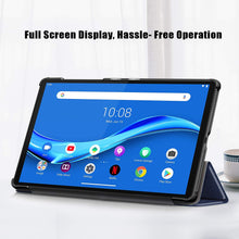 Load image into Gallery viewer, ProElite Ultra Sleek Smart Flip Case Cover for Lenovo Tab M10 FHD Plus X606V / TB-X606F / TB-X606X 10.3 inch Tablet (Dark Blue)