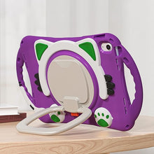 Load image into Gallery viewer, ProElite Tough Kids case Cover for Apple iPad (A16) 11th/10th Gen (2025/2022) with Rotating Kickstand and Shoulder Strap, Purple