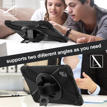 Load image into Gallery viewer, ProElite Cover for Motorola Pad 60 Neo 11 inch 2025 Cover Case, Rugged 3 Layer Armor case Cover for Motorola Pad 60 Neo 11 inch with Hand Grip & Rotating Kickstand with Shoulder Strap, Black