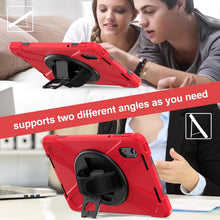 Load image into Gallery viewer, ProElite Cover for Lenovo idea Tab 11 inch 2025 Cover Case, Rugged 3 Layer Armor case Cover for Lenovo idea Tab 11 inch 2025 with Hand Grip & Rotating Kickstand with Shoulder Strap, Red