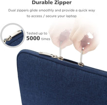 Load image into Gallery viewer, ProElite Polyster Laptop Sleeve Case Cover Pouch for 13" to 14" MacBook Air/Pro Retina,Compatible with Surface Pro, MacBook Pro 14" M1/Max A2442, Galaxy Tab S8/S9 Ultra 14.6"/iPad Pro 12.9, Dark Blue