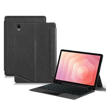 Load image into Gallery viewer, ProElite Wireless Bluetooth TouchPad Keyboard Case for Galaxy Tab S11 11 inch, Magnetic Detachable Bluetooth TouchPad Keyboard Galaxy Tab S11 11 inch with Built-in 7-Colors Backlit, Black