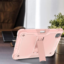 Load image into Gallery viewer, ProElite Rugged Shockproof Heavy Duty Back Case Cover for Apple iPad Pro 11 inch 2024/2025 M4/M5 5th/6th Gen with Apple Pencil Holder, Rose Gold
