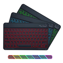 Load image into Gallery viewer, ProElite Keyboard case for Lenovo Tab P12 12.7 inch, Magnetic Detachable Wireless Bluetooth Keyboard Built-in 7-Colors Backlit, Black