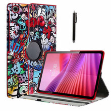 Load image into Gallery viewer, ProElite Cover for Lenovo Tab 10.1 inch 2025, 360 Rotatable Smart Flip Case Cover for Lenovo Tab 10.1 inch 2025 Tablet with Stylus Pen, Hippy