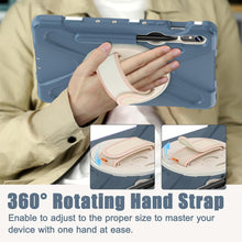 Load image into Gallery viewer, ProElite Cover for Samsung Galaxy Tab S10 Lite 10.9"/S9 Fe 10.9/S10 FE 10.9"/ S9/S8/S7 11" Cover Case, Rugged 3 Layer Armor case Cover and Rotating Kickstand, Cornflower Blue