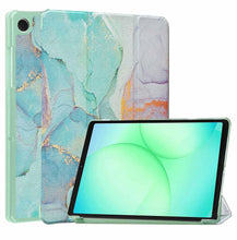 Load image into Gallery viewer, ProElite Cover for Galaxy Tab A11 8.7 inch/A9 8.7 inch Case Cover, Smart Trifold Flip case Cover for Samsung Galaxy Tab A9/A11 8.7 inch, Marble Green