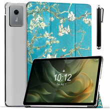 Load image into Gallery viewer, ProElite Case Cover for Motorola Pad 60 Neo 11 inch 2025 Cover, Smart Flip Case Motorola Pad 60 Neo 11 inch 2025 Tablet Translucent Back with Stylus Pen, Flowers