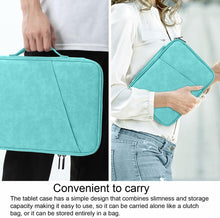 Load image into Gallery viewer, ProElite Polyster Tablet sleeve Case upto 11.5 inch for iPad 10.2/10.9/Pro 11/Lenovo/Galaxy Tab A9 Plus/S7/S8/S9/Realme Pad 2/Redmi Pad/Honor Pad X9/Mi pad 6/Moto Tab G62/Oneplus Pad Tablet, Sea Green