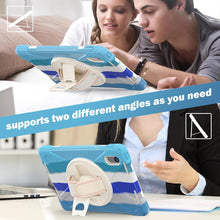 Load image into Gallery viewer, ProElite Cover for Motorola Pad 60 Neo 11 inch 2025 Cover Case, Rugged 3 Layer Armor case Cover for Motorola Pad 60 Neo 11 inch with Hand Grip & Rotating Kickstand with Shoulder Strap, Rainbow Blue