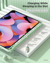 Load image into Gallery viewer, ProElite for Xiaomi Mi Pad 6 case Cover, Transaprent Flip Case for Xiaomi Mi Pad 6 11 inch with Pen Holder (Supports Auto Sleep Wake Function), Light Green