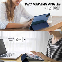 Load image into Gallery viewer, ProElite Smart Flip Case Cover for Redmi Pad 10.6 inch Translucent Back with Stylus Pen, Navy