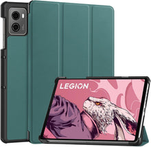 Load image into Gallery viewer, ProElite Cover for Lenovo Legion Tab 8.8 inch Case cover, Smart Trifold Flip Case cover for Lenovo Legion Tab 8.8 inch, Dark Green