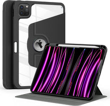 Load image into Gallery viewer, ProElite for iPad Air 11 inch M4/M3/M2, Air 5th/4th Gen 10.9" & Pro 11 inch 2022 4th/3rd Gen case Cover, 360 Degree Rotatable Smart Flip Cover Transparent Back with Pencil Holder, Lavender