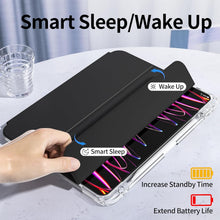 Load image into Gallery viewer, ProElite Case Cover for Apple iPad Air 13 M3/M2 2025/2024 Case, Sliding Detachable Smart Flip Case Cover for Apple iPad Air 13 inch M3/M2 2025/2024 with Pencil Holder, Black