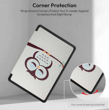 Load image into Gallery viewer, ProElite Cover Case for Kindle Paperwhite 12th Gen 7 inch Case, Slim Smart Flip case Cover for Amazon Kindle Paperwhite 12th Generation 7 inch 2024, Owl