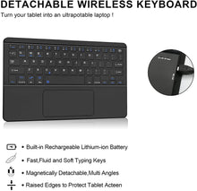 Load image into Gallery viewer, Refurbished ProElite Detachable Wireless Bluetooth TouchPad Keyboard case for Apple iPad Air 4th/5th Gen 10.9", Dark Blue