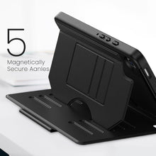 Load image into Gallery viewer, ProElite case for Samsung Galaxy Tab A11 8.7/A9 8.7 inch Smart Magnetic Shockproof Protective Case with 5 Stable Stands for Galaxy Tab A9/A11 8.7 inch, Black