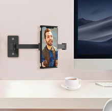 Load image into Gallery viewer, ProElite Foldable Adjustable 360 Degree Aluminum Wall Mount Tablet Stand for Apple iPad, iPhones, Galaxy Tab, Xiaomi Pad, Redmi Pad, Realme, Oneplus Pad,Lenovo Tab, Kindle Upto 12.9 inch, Space Grey