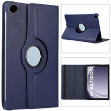 Load image into Gallery viewer, ProElite Cover for Galaxy Tab A9 8.7 inch Case Cover, 360 Rotatable Smart Flip Case Cover for Galaxy Tab A9/A11 8.7 inch Tablet with Stylus Pen, Dark Blue