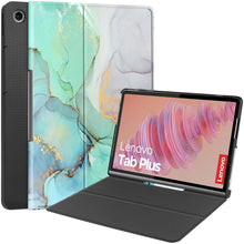 Load image into Gallery viewer, ProElite Cover for Lenovo Tab Plus 11.5 inch Case cover, Smart PU Leather Flip Case cover for Lenovo Tab Plus 11.5 inch, Marble Green