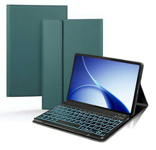 Load image into Gallery viewer, ProElite Keyboard case for Oppo Pad 5 12.1 inch, Magnetic Detachable Wireless Bluetooth Keyboard for Oppo Pad 5 12.1 inch Built-in 7-Colors Backlit, Dark Green