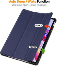 Load image into Gallery viewer, ProElite Cover for Poco Pad 12.1inch Cover Case, Trifold Flip Case for Poco Pad 12.1 inch tablet Support Auto sleep wake feature, Dark Blue