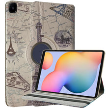 Load image into Gallery viewer, ProElite Cover for Samsung Galaxy Tab S6 Lite 10.4 inch Cover Case, 360 Rotatable Smart Flip Case Cover for Samsung Galaxy Tab S6 Lite 10.4 Inch 2024 SM-P610/P615 Tablet, Eiffel