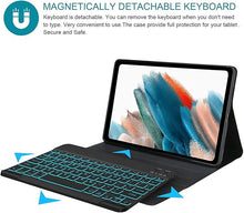 Load image into Gallery viewer, ProElite Keyboard case for Realme Pad 2 Lite 10.95 inch Magnetic Detachable Wireless Bluetooth Keyboard Case Realme Pad 2 Lite 10.95 Built-in 7-Colors Backlit, Dark Green