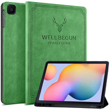 Load image into Gallery viewer, ProElite Deer Smart Flip case Cover for Samsung Galaxy Tab S6 Lite 10.4 Inch 2024 SM-P610/P615 with S Pen Holder, Mint Green