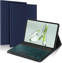 Load image into Gallery viewer, ProElite Keyboard case for OnePlus Pad Go 11.35 inch, Magnetic Detachable Wireless Bluetooth Keyboard Built-in 7-Colors Backlit, Dark Blue (Will NOT FIT OnePlus Pad 11.61)