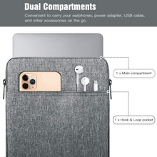 Load image into Gallery viewer, ProElite Tablet sleeve Case upto 11.5 inch for iPad 10.2/iPad 10.9/Pro 11/ iPad 9.7/ Samsung/Lenovo/Galaxy Tab A9 Plus/S7/S8/S9/Realme Pad 2/Honor Pad X9//Oppo Pad Air/Xiaomi Mi pad 6/Moto Tab G62/Redmi Pad, Oneplus Pad Tablets (with pocket), Coffee