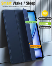 Load image into Gallery viewer, ProElite Case Cover for Apple iPad Pro 13 inch M4/M5 2024/2025 Cover, Smart Flip Case for Apple iPad Pro 13 inch M4/M5 2024/2025 Translucent Back, Dark Blue