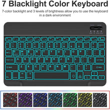 Load image into Gallery viewer, ProElite Keyboard case for OnePlus Pad Go 11.35 inch, Magnetic Detachable Wireless Bluetooth Keyboard Built-in 7-Colors Backlit, Dark Green (Will NOT FIT OnePlus Pad 11.61)