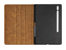 Load image into Gallery viewer, ProElite Smart Flip case Cover for Samsung Galaxy Tab S8 Plus/S7 Plus/S7 FE 12.4 Inch SM-SM-T970/T975/T976/X800/X806 with SPen Holder, Dark Blue