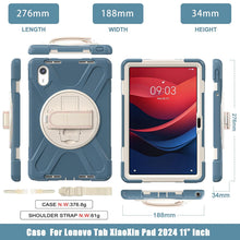Load image into Gallery viewer, ProElite Cover for Motorola Pad 60 Neo 11 inch 2025 Cover Case, Rugged 3 Layer Armor case cover for Motorola Pad 60 Neo 11 inch with Hand Grip & Rotating KickStand with Shoulder Strap, Cornflower Blue