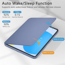 Load image into Gallery viewer, ProElite Cover for Galaxy Tab S9+/ S9 FE+/S10+ Case, 360 Degree Rotatable Smart Flip Case Cover for Samsung Tab S9 Plus/S9 FE Plus/S10 Plus 12.4 inch Transparent Back with S Pen Holder, Lavender