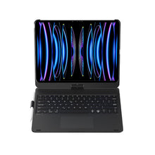 Load image into Gallery viewer, {Refurbished} ProElite 360 Degree Rotatable Wireless Bluetooth TouchPad Keyboard Case Cover for Apple iPad Pro 13 inch 2024/2025 M4/M5, Built-in 7-Colors Backlit, Black
