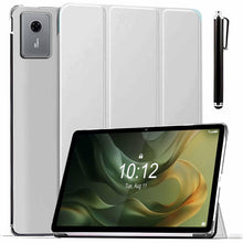 Load image into Gallery viewer, ProElite Case Cover for Motorola Pad 60 Neo 11 inch 2025 Cover, Smart Flip Case Motorola Pad 60 Neo 11 inch 2025 Tablet Translucent Back with Stylus Pen, Grey