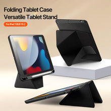 Load image into Gallery viewer, ProElite Versatile Tablet Stand case for Apple iPad 10.2 inch 2021 9th/8th/7th Gen, Smart flip Case with Stable Stands with Pencil holder for iPad 10.2 inch 2021, Black