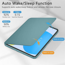 Load image into Gallery viewer, ProElite Cover for Samsung Galaxy Tab S9 11"/S9 FE 10.9" Case, 360 Degree Rotatable Smart Flip Case Cover for Samsung Galaxy Tab S9 11"/S9 FE 10.9" inch Transparent Back with S Pen Holder, Dark Green