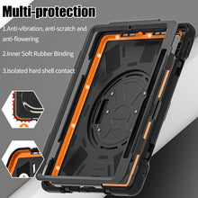 Load image into Gallery viewer, ProElite Cover for Apple iPad Pro 13 inch M4/M5 2024/2025 Case, Rugged 3 Layer Armor case Cover for iPad Pro 13 inch M4/M5 2024/2025 with Apple Pencil Holder, Shoulder Strap and Kickstand, Black