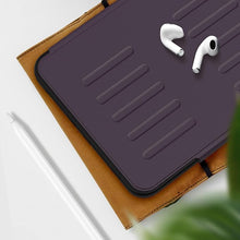 Load image into Gallery viewer, ProElite Case Cover for Apple iPad Mini 6/Mini 7 8.3 inch, Smart Magnetic Shockproof Protective Case for Apple iPad Mini 6/Mini 7 8.3 inch 5 Stable Stands with Pencil Holder, Dark Purple